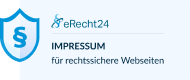 eRecht24 Siegel für rechtssichere Webseiten